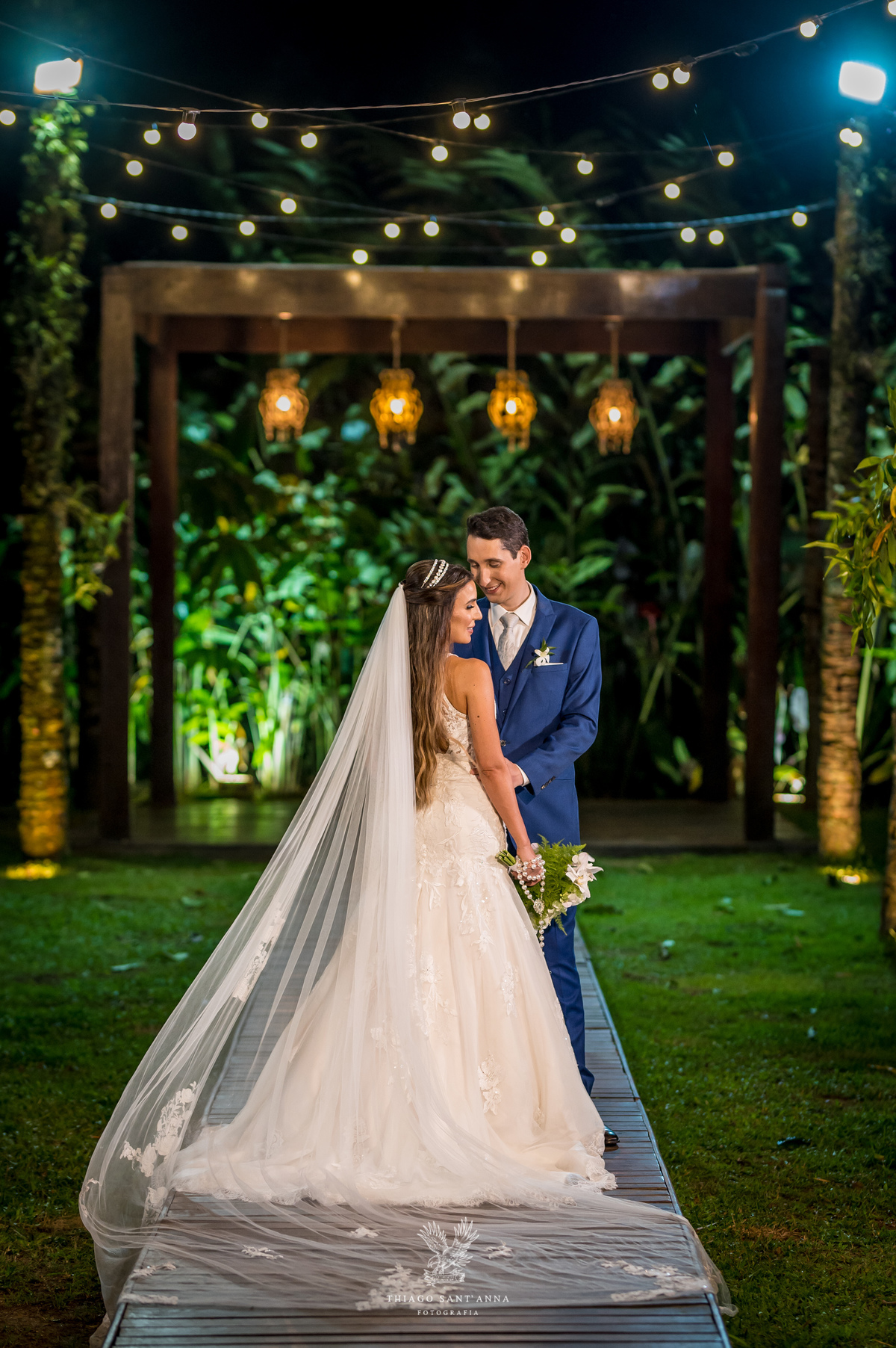 Noivos pós cerimônia