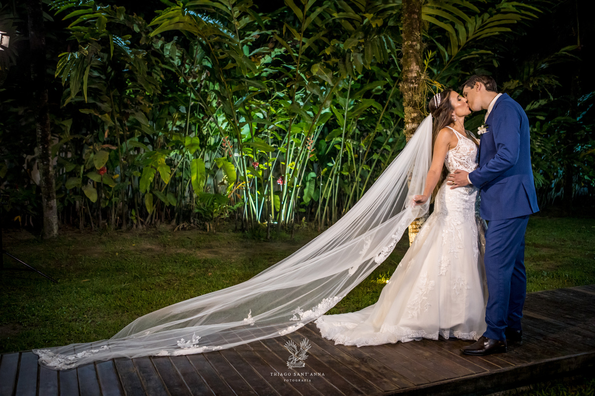 Noivos pós cerimônia