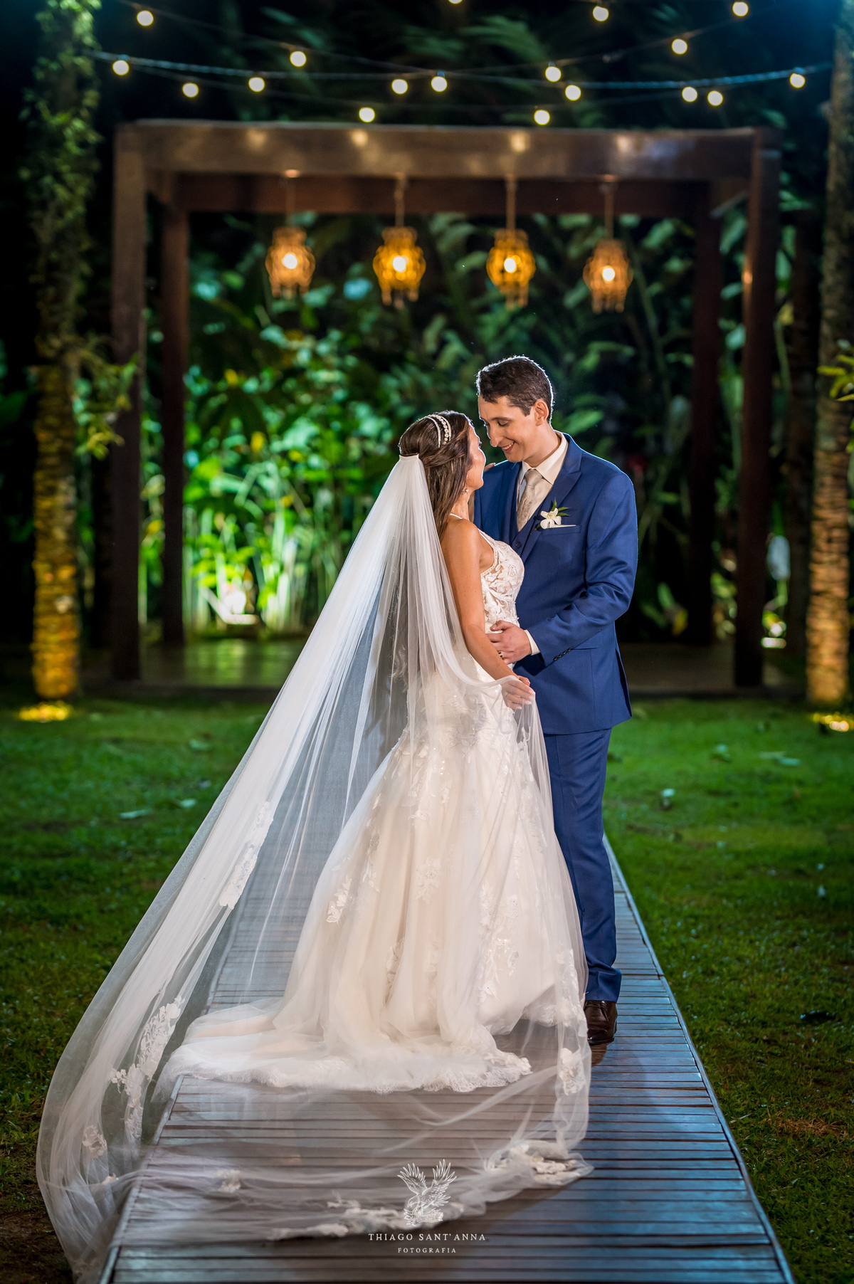 Noivos pós cerimônia