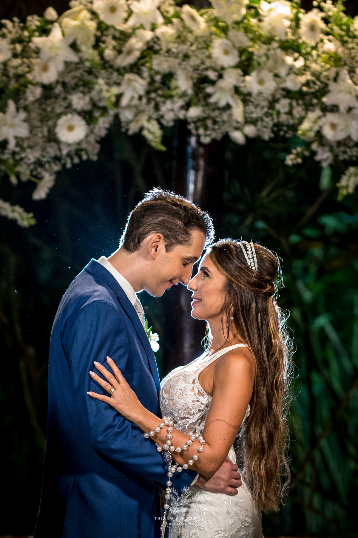 Noivos pós cerimônia