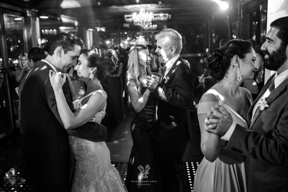 Festa pista de dança preto e branco