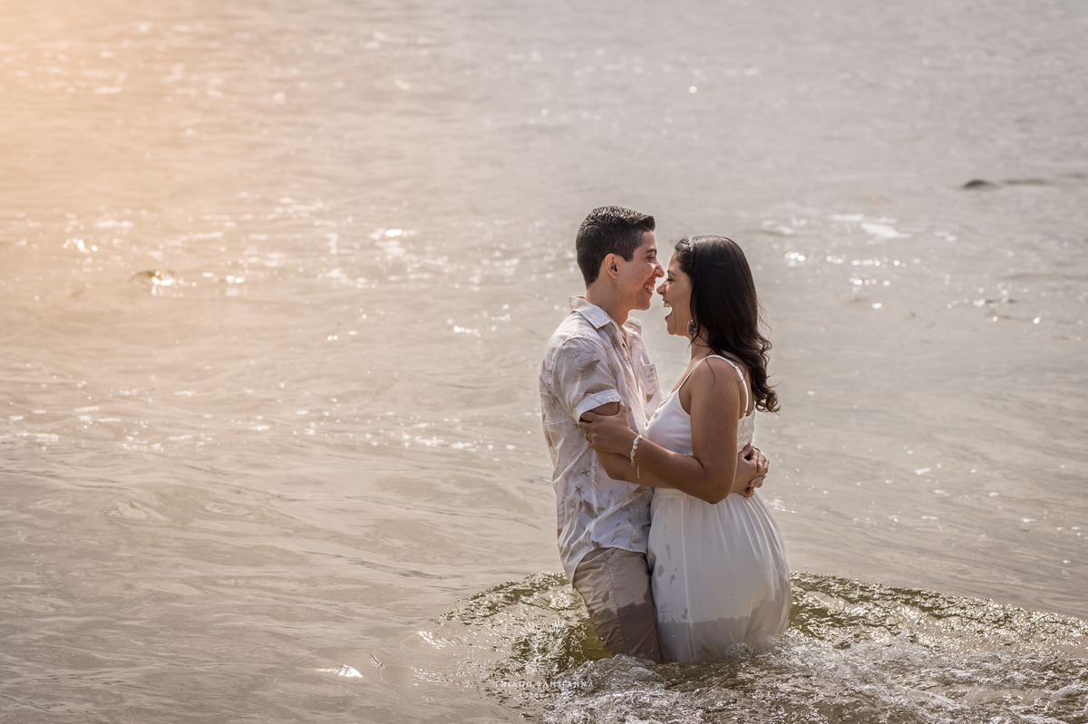 Ensaio pré wedding paisagem praia