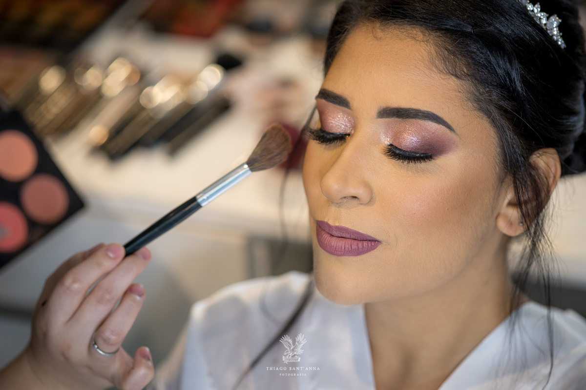 Making of da noiva maquiagem