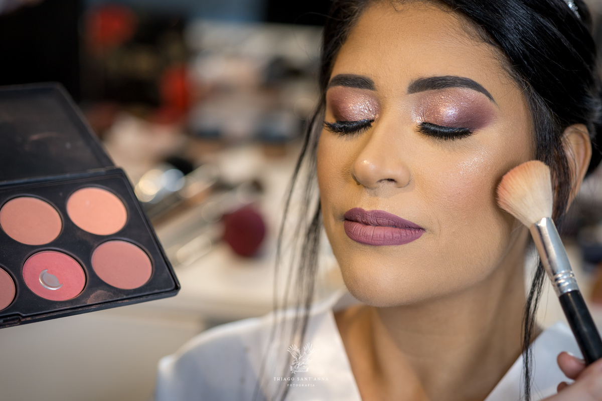 Making of da noiva maquiagem