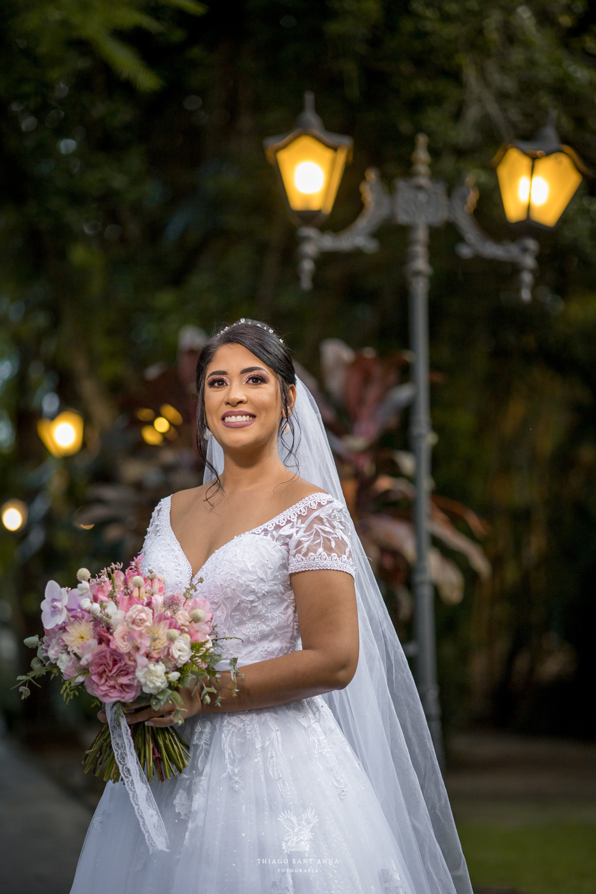 Making of da noiva véu vestido buquê 