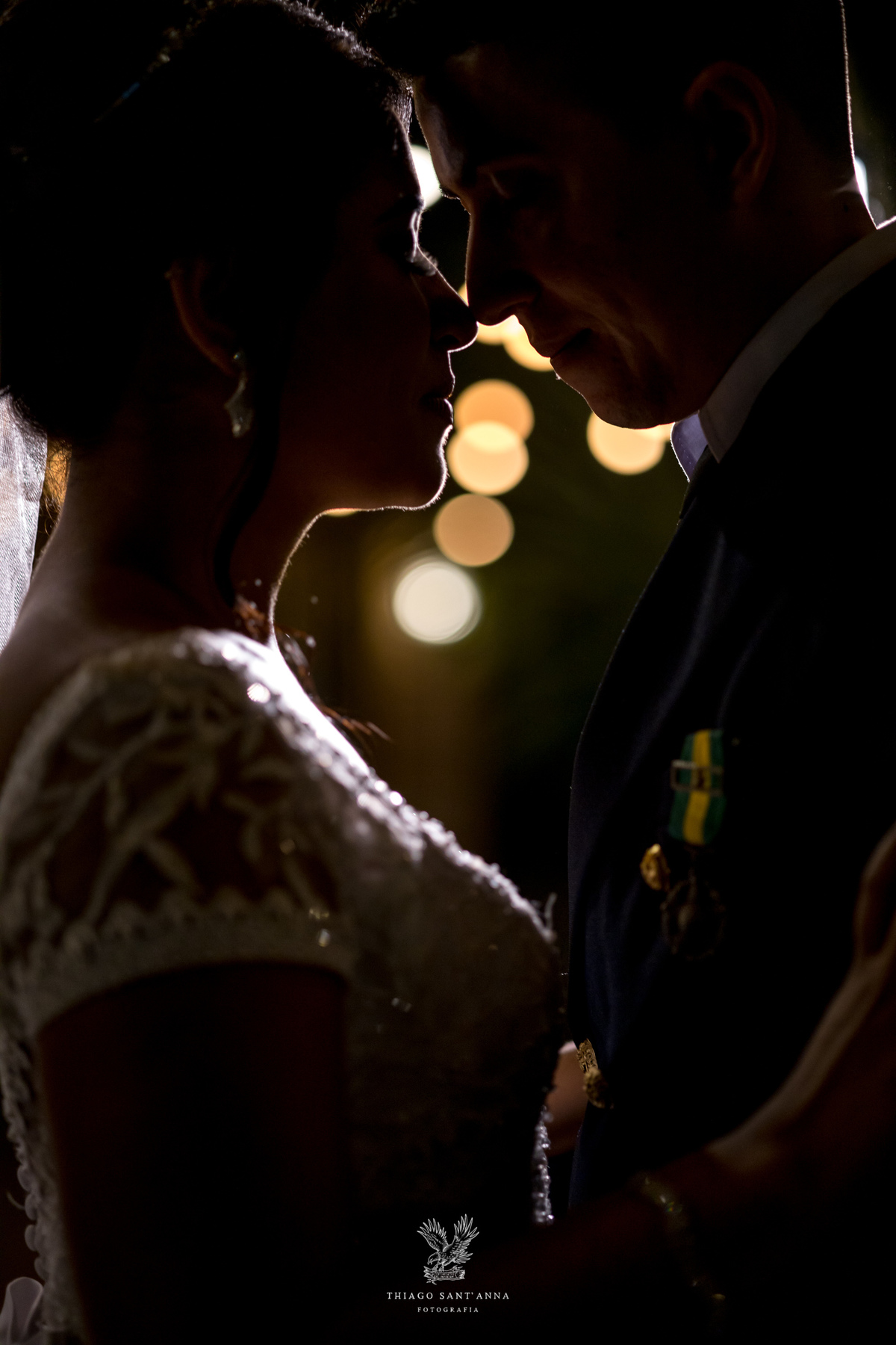 Noivos pós cerimônia 