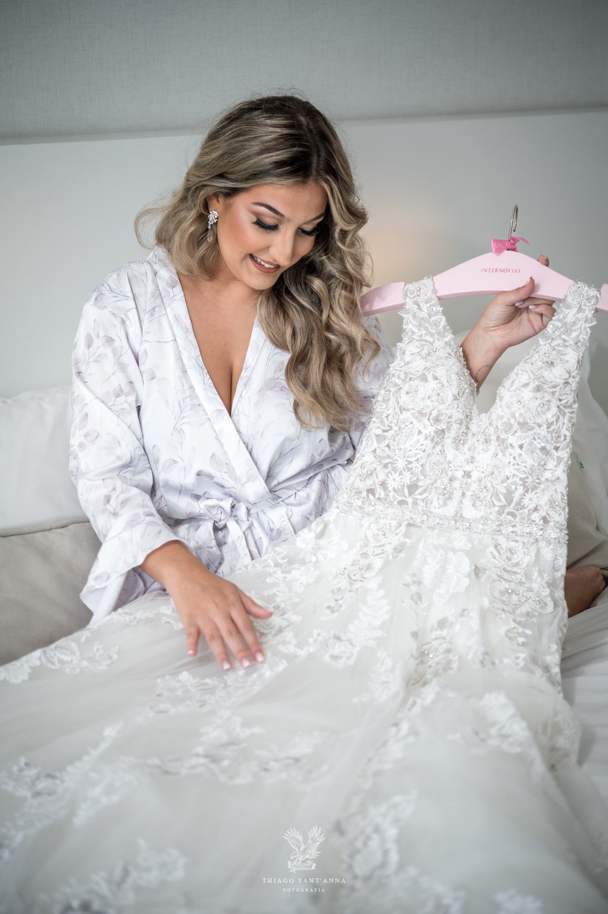 Making of noiva vestido