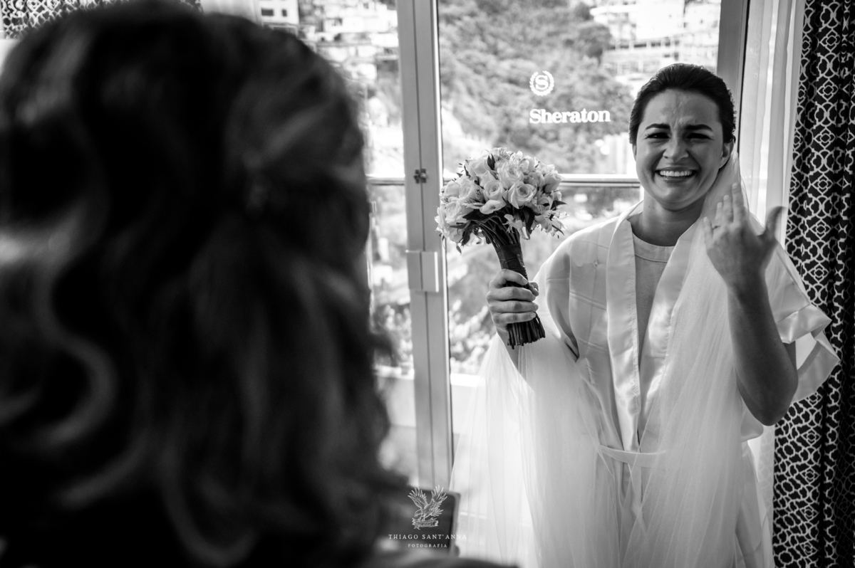 Making of da noiva preto e branco