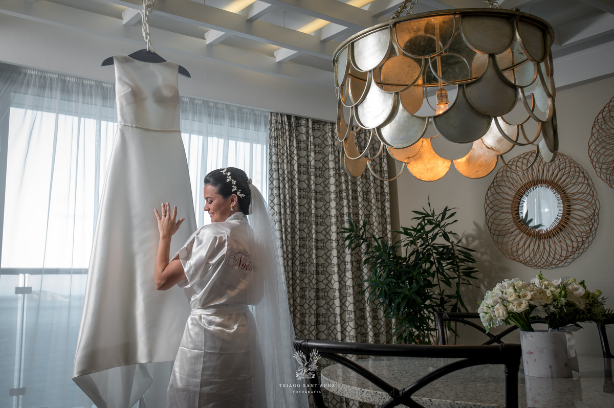 Making of da noiva vestido 