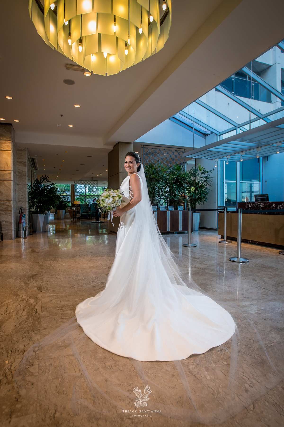 Making of da noiva vestido véu buquê