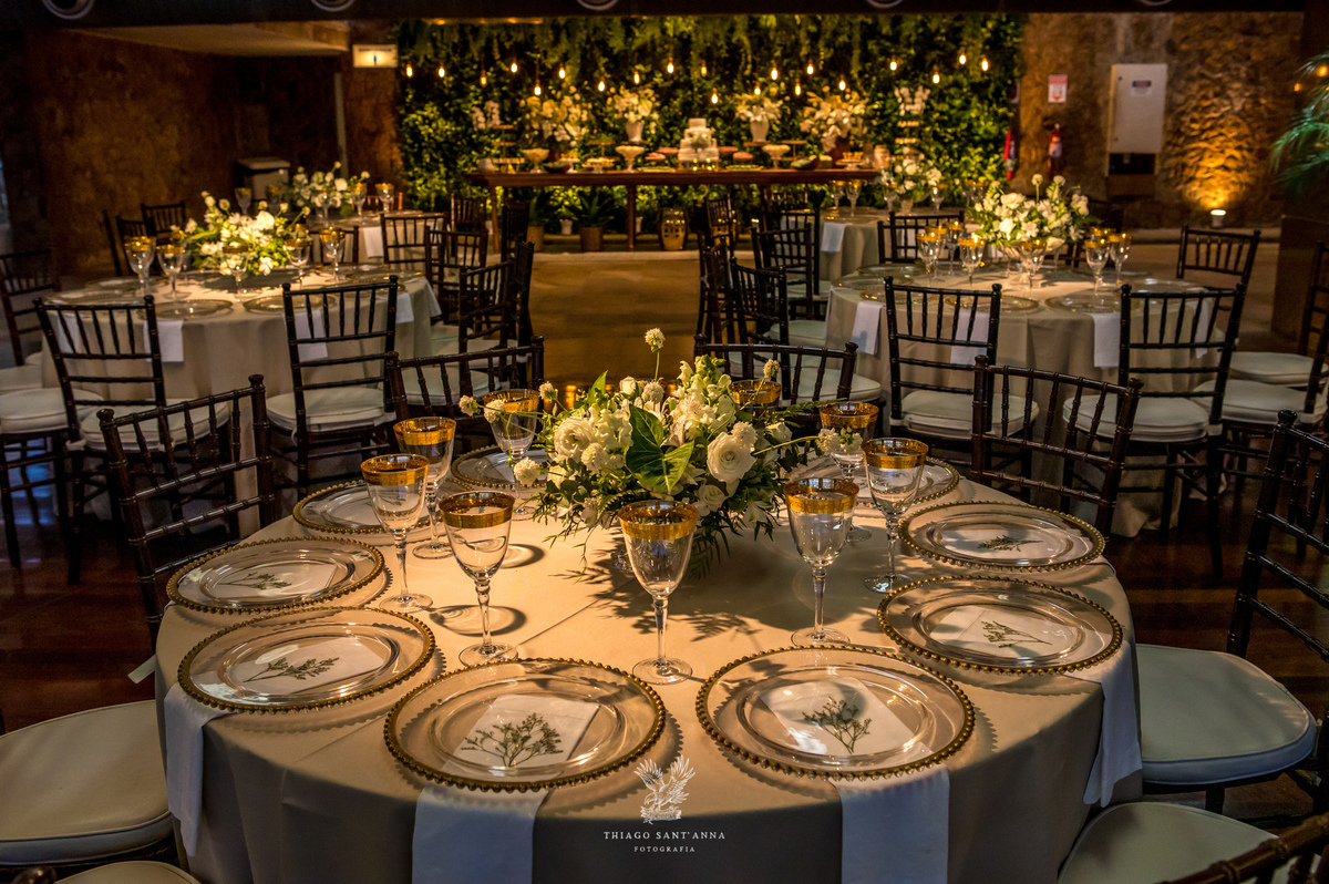 Salão casamento mesas jantar 