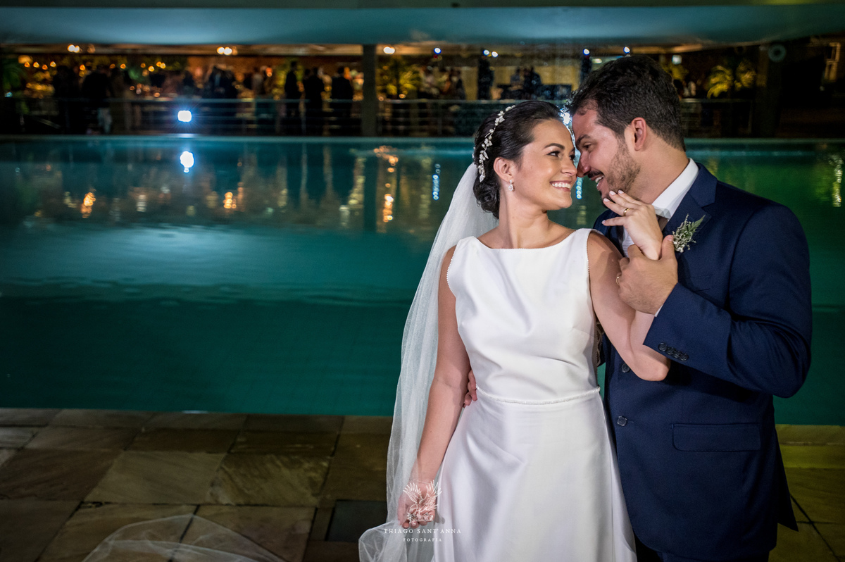 noivos pós cerimônia 