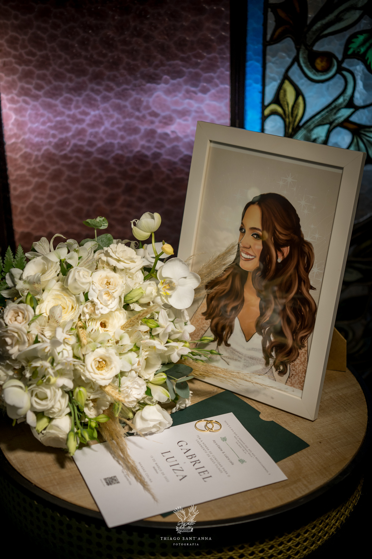 Making of da noiva buquê quadro