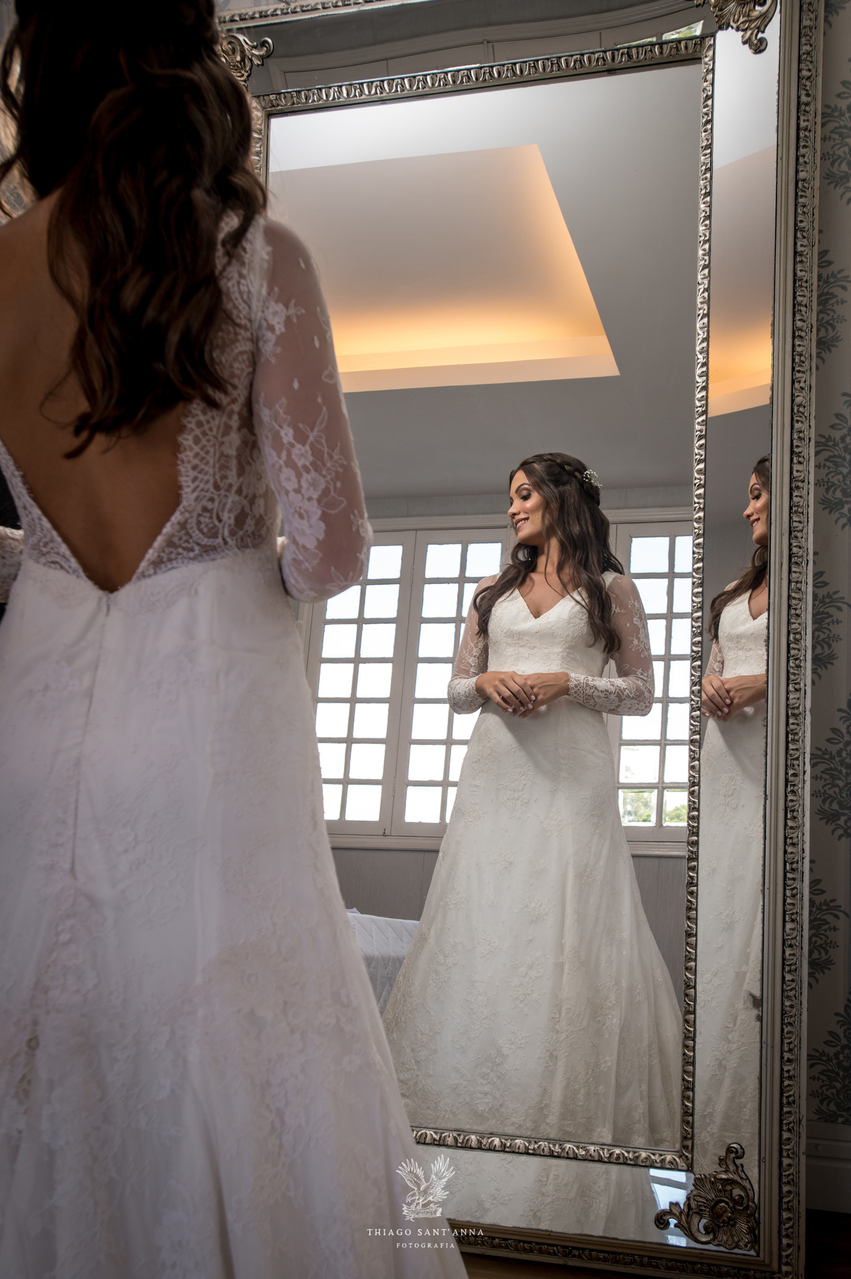 Making of da noiva vestido espelho