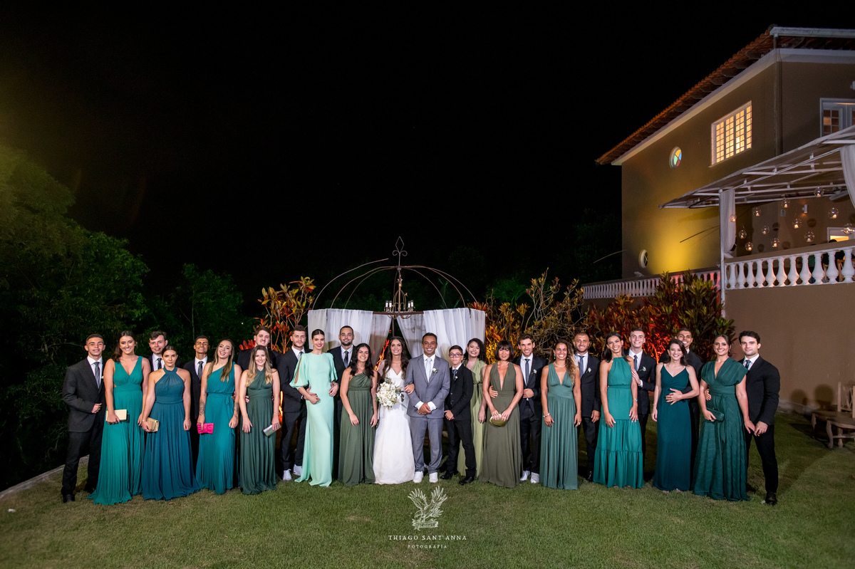 noivos padrinhos e madrinhas