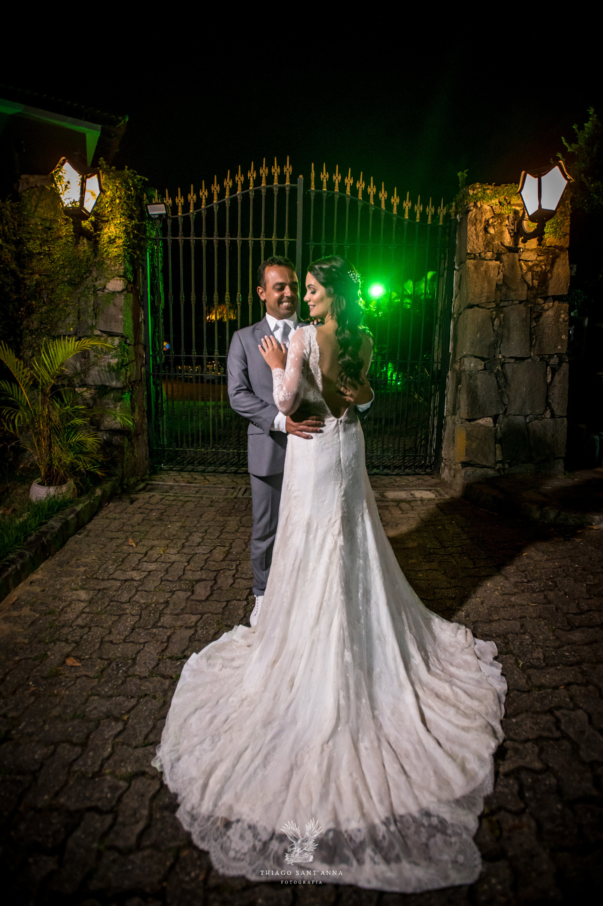 noivos pós cerimônia