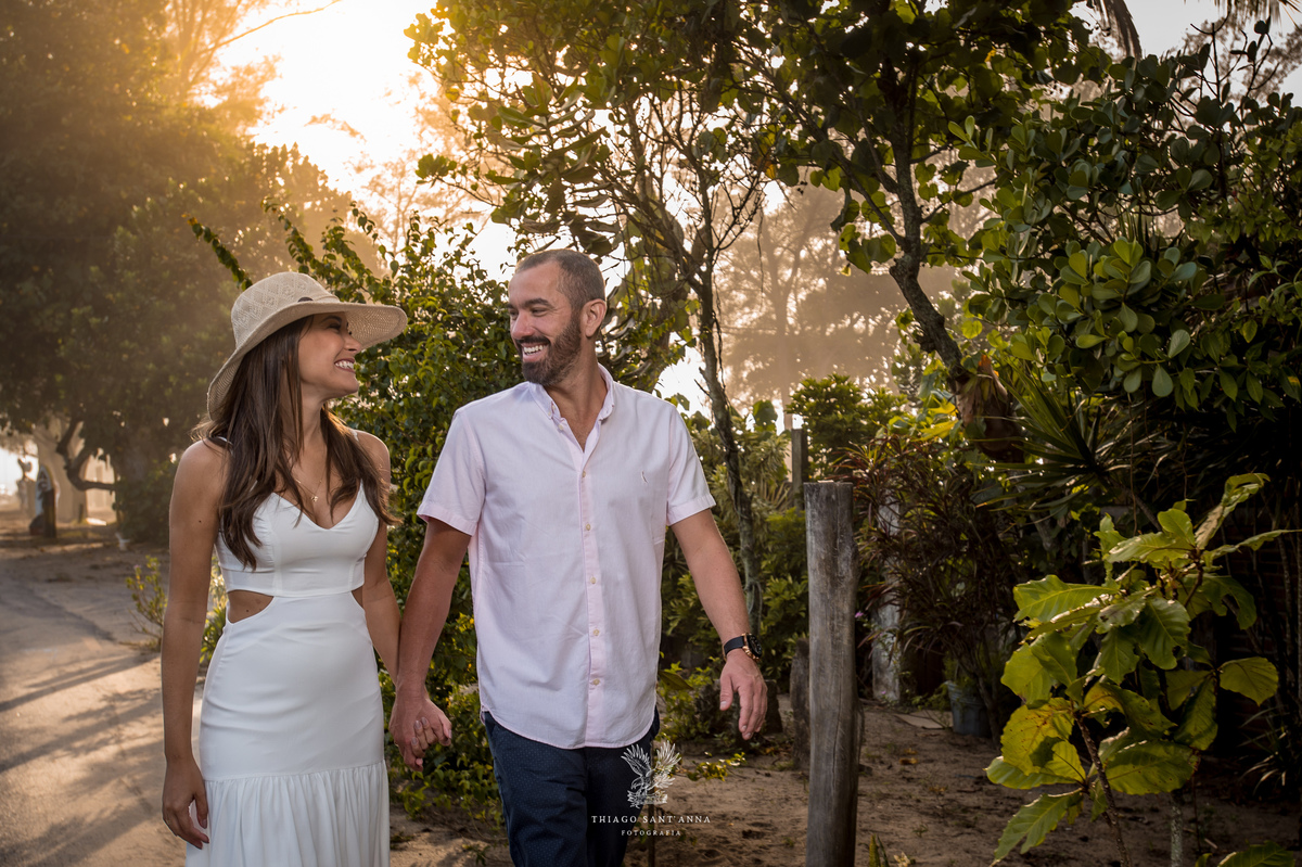 Ensaio ambiente externo paisagem praia nascer do sol