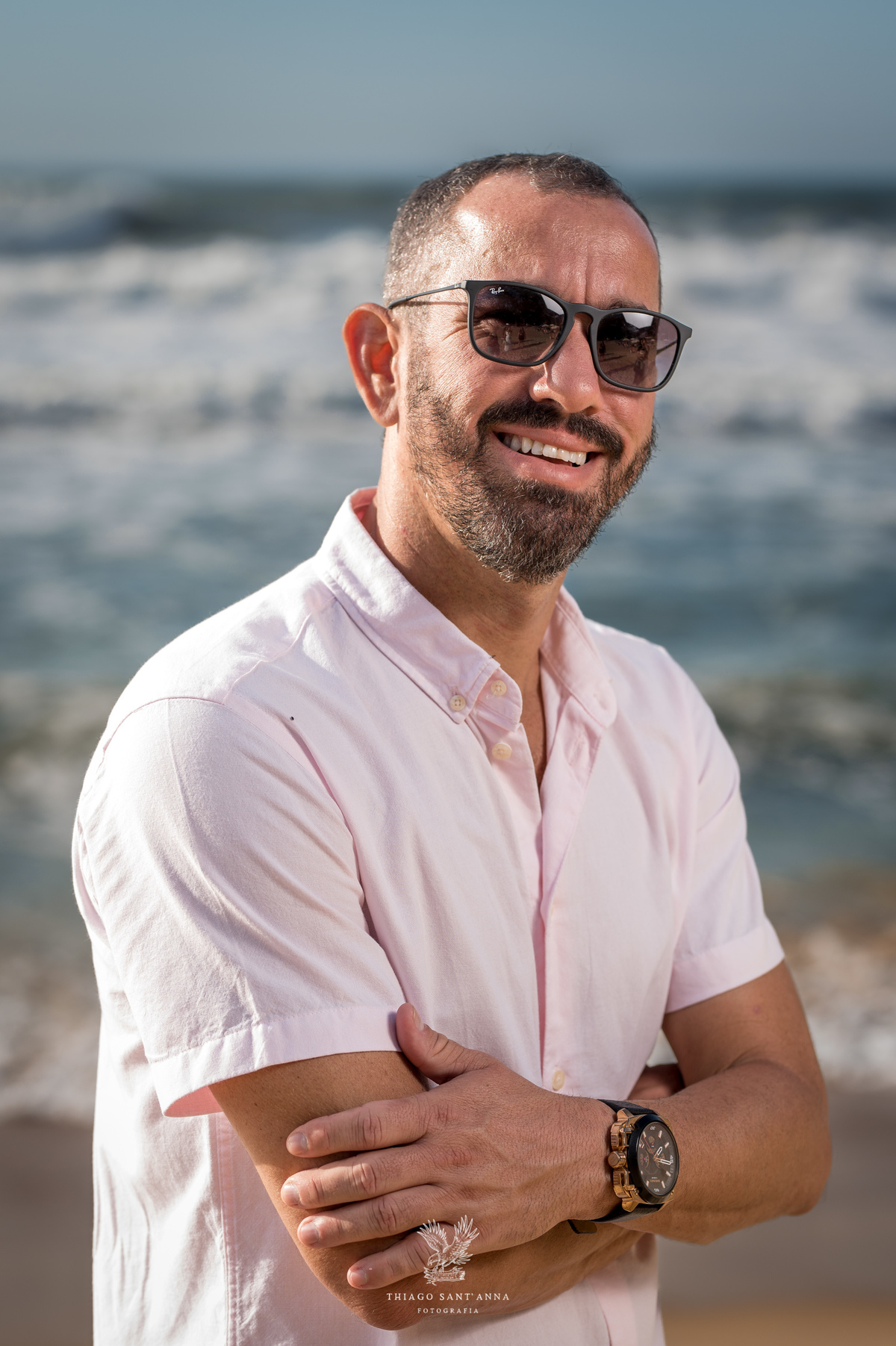 Ensaio ambiente externo paisagem praia nascer do sol