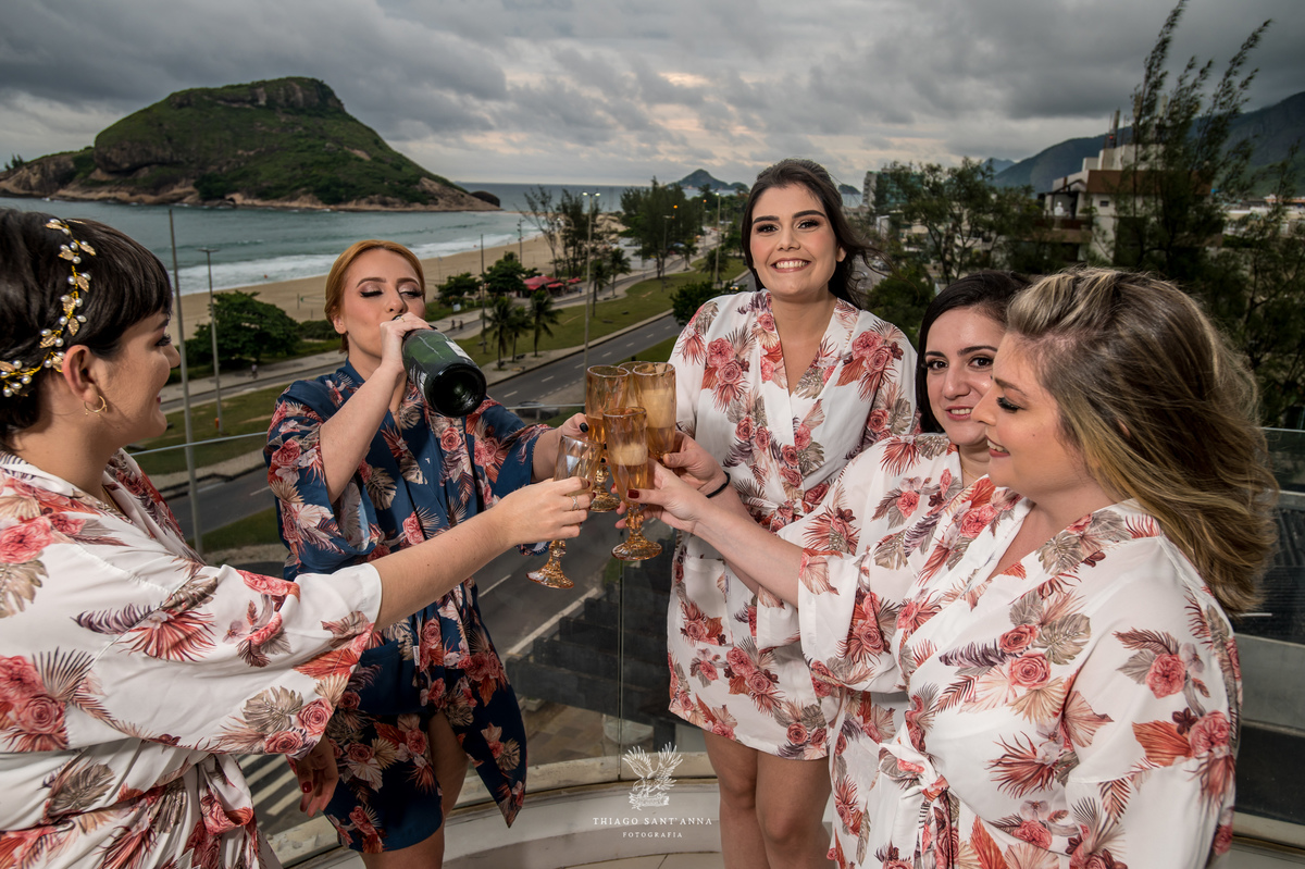 Making of noiva paisagem praia