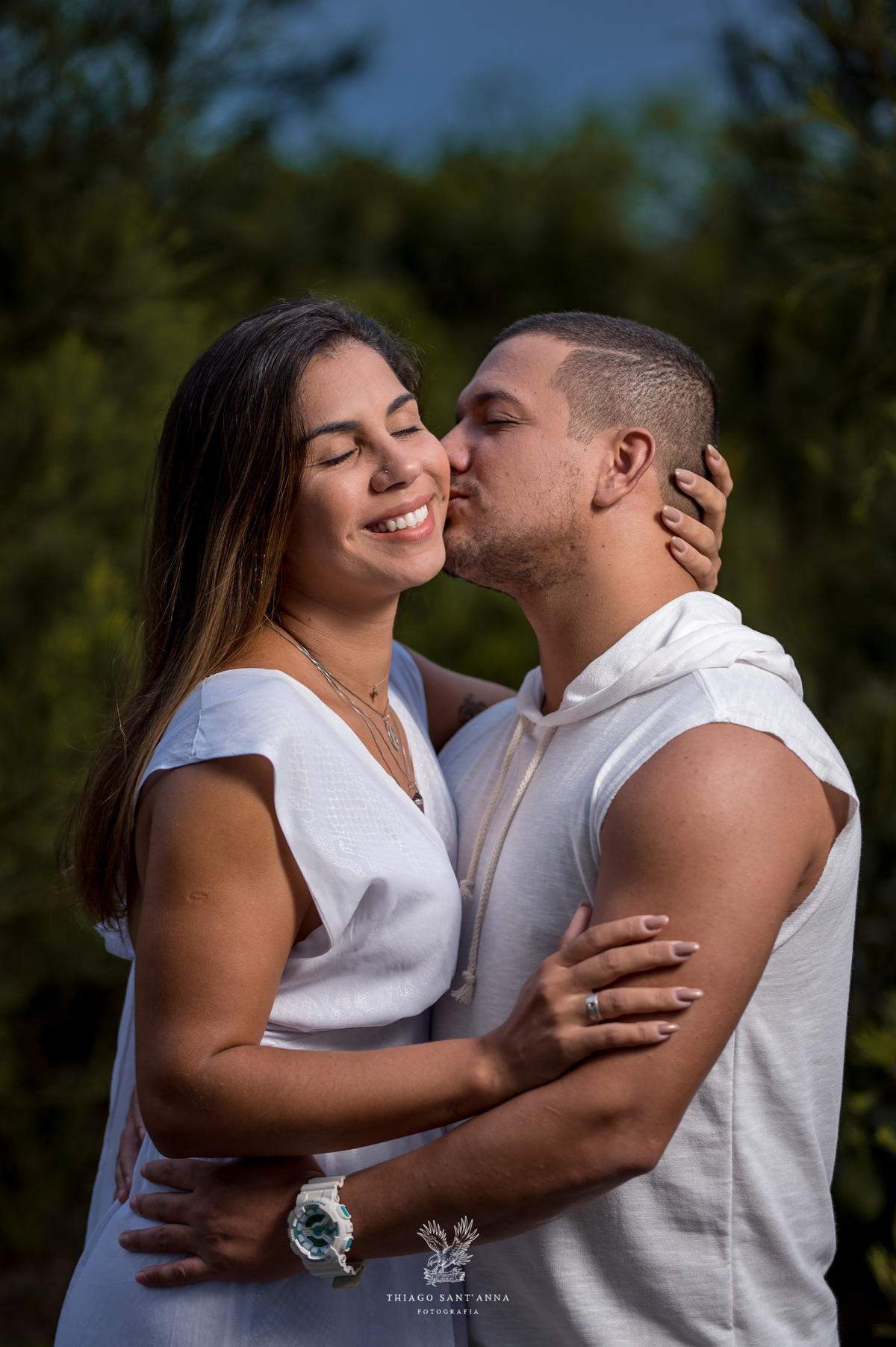 Ensaio pré wedding ambiente externo paisagem vegetal