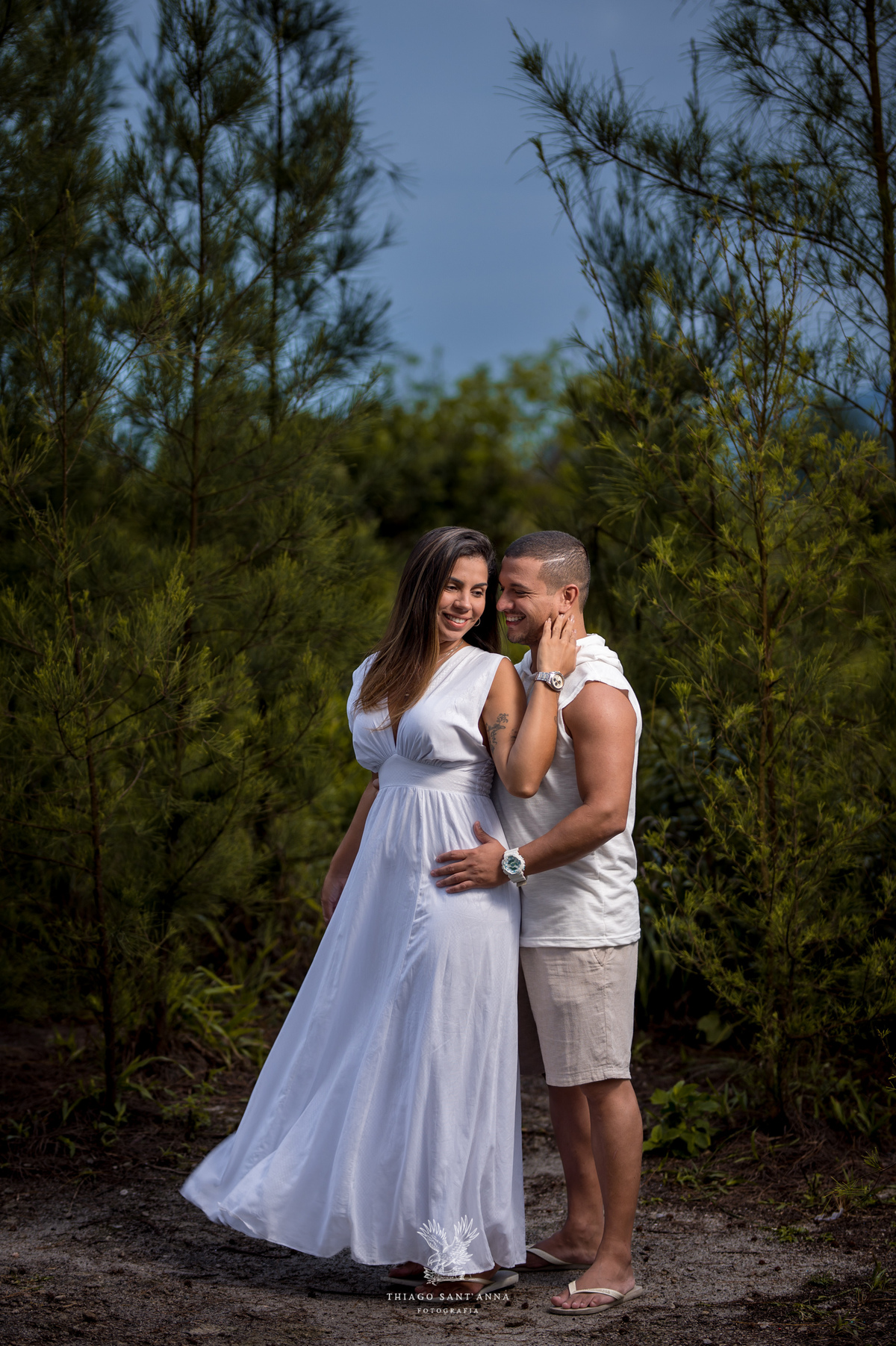 Ensaio pré wedding ambiente externo paisagem vegetal
