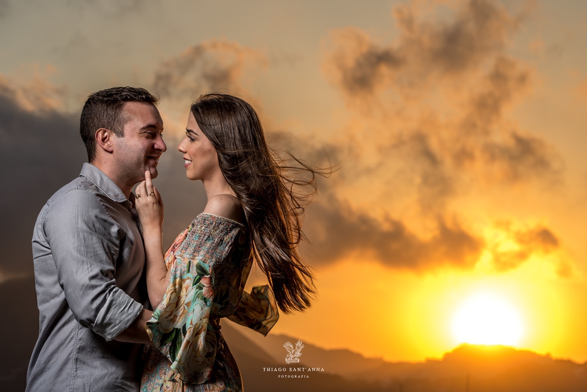 Ensaio de casal pré wedding nascer do sol Urca pão de açúcar