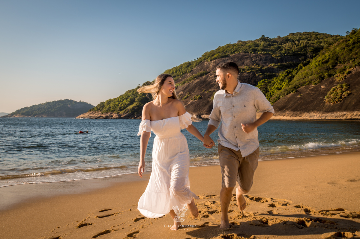 Ensaio de casal pré wedding nascer do sol Urca pão de açúcar