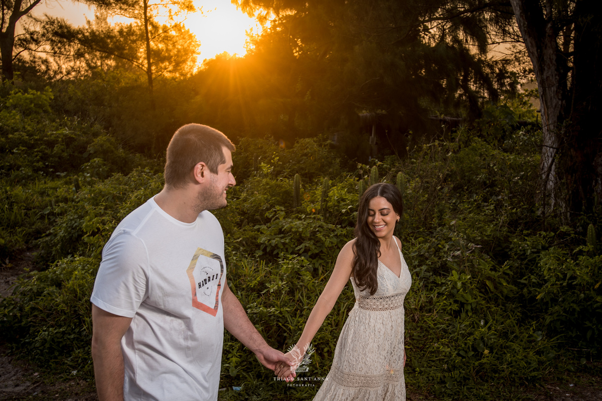 Ensaio externo casal lago por do sol ilha 3 rio de janeiro