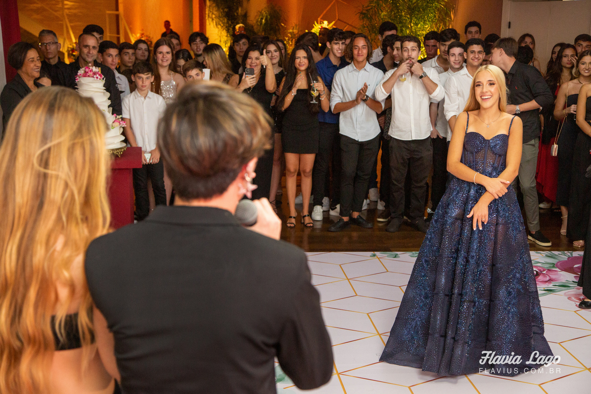 Fotografia de 15 anos no Rio de Janeiro RJ Flavia Lago Flavius XV Festa Spazio Itanhangá fotos de quinze anos homenagens amigos