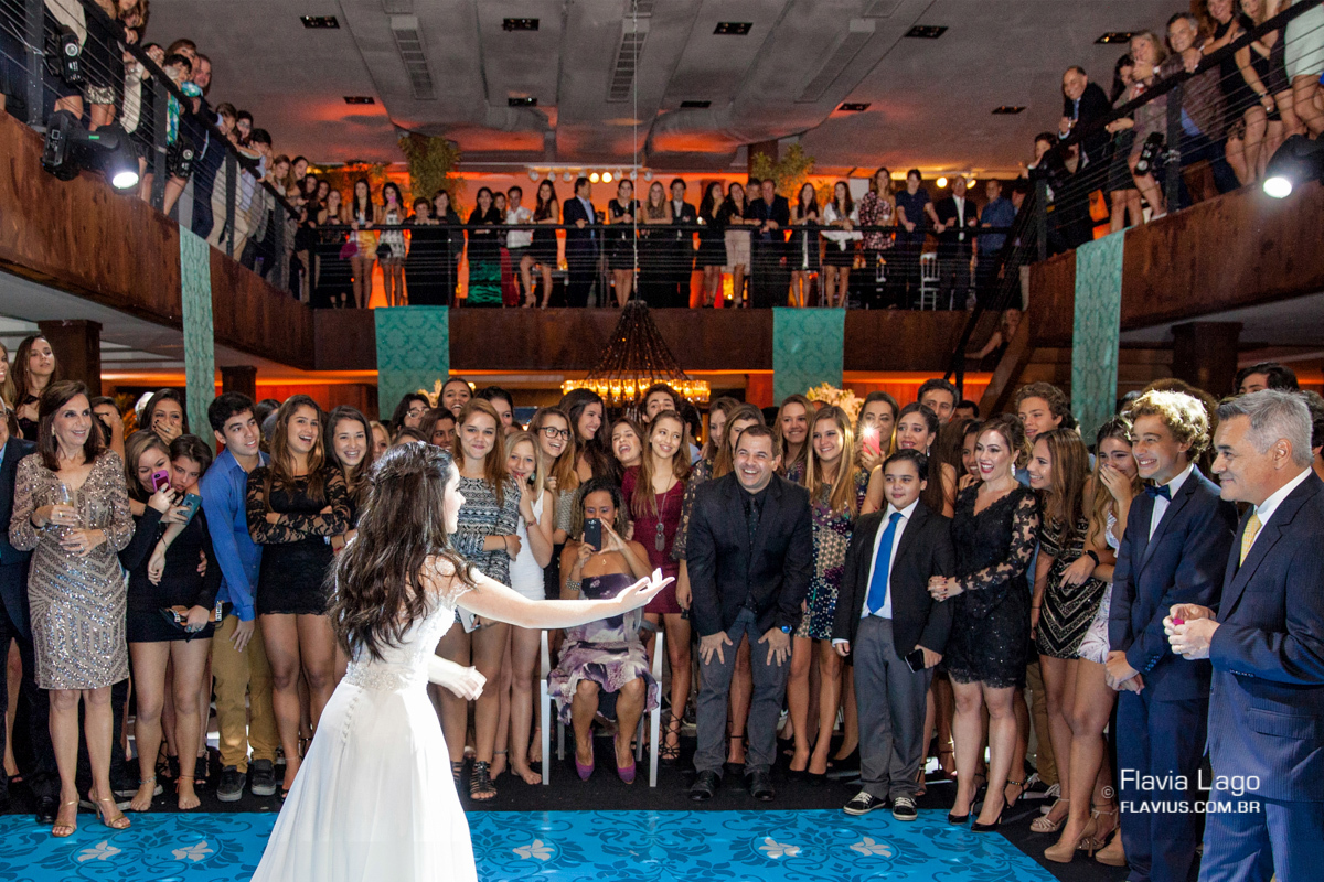 Fotografia de 15 anos no Rio de Janeiro RJ Flavia Lago Flavius posado XV Festa Gavea 150 Festa Pista Convidados