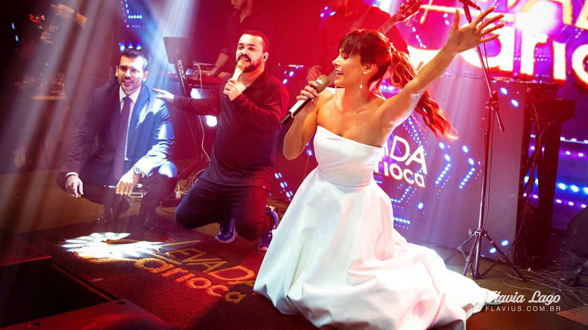 Fotografia de Casamento no Rio de Janeiro RJ Flavia Lago Flavius Lamartine festa pista de dança música luzes
