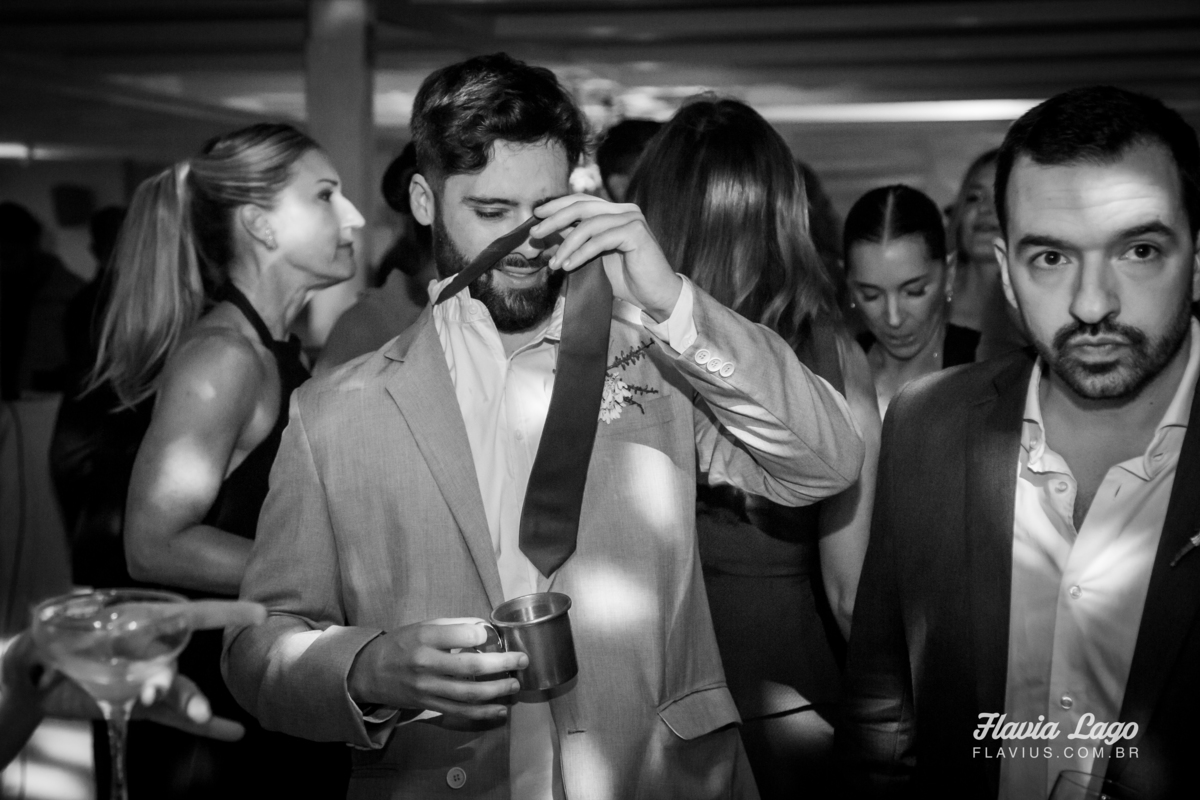 Fotografia de Casamento no Rio de Janeiro RJ Flavia Lago festa convidados descontraído
