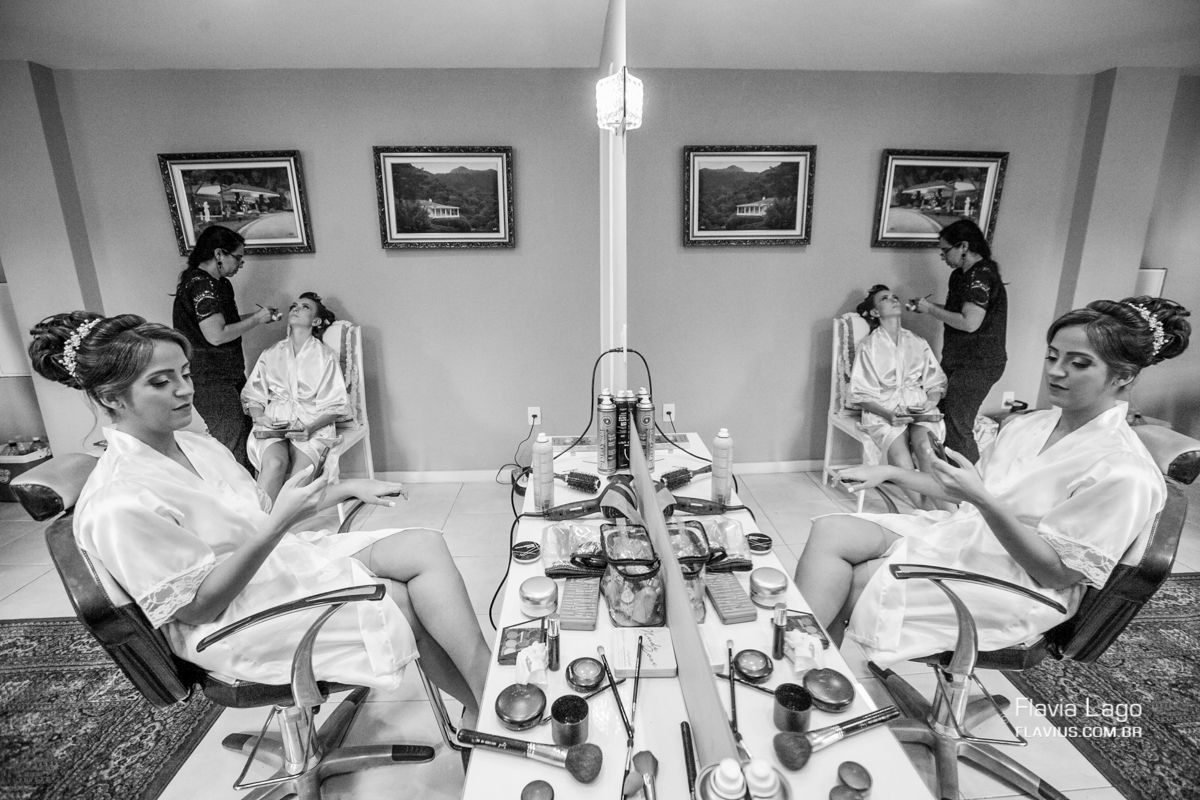Fotografia de Casamento no Rio de Janeiro RJ Flavia Lago Flavius Making Of Noiva Vestido Amigas Familia Mansão Rosa