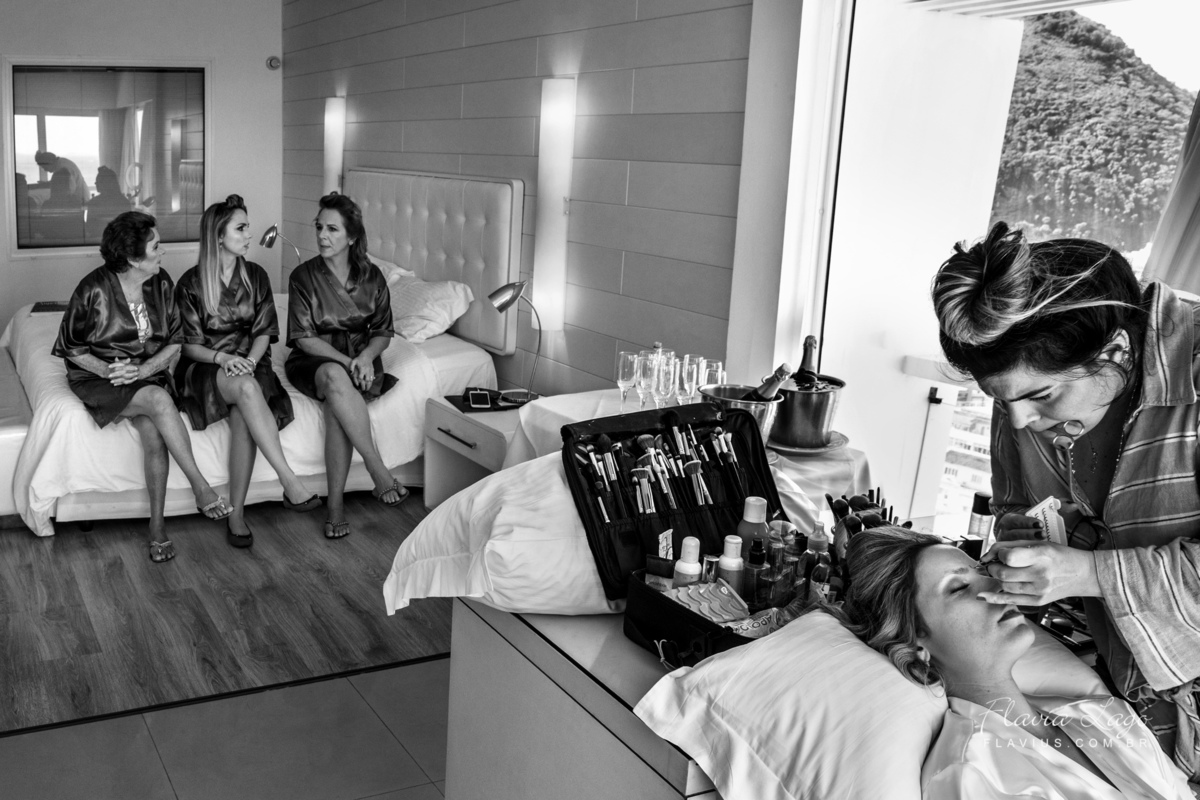 Fotografia de Casamento no Rio de Janeiro RJ Flavia Lago Flavius posado noiva making of hotel