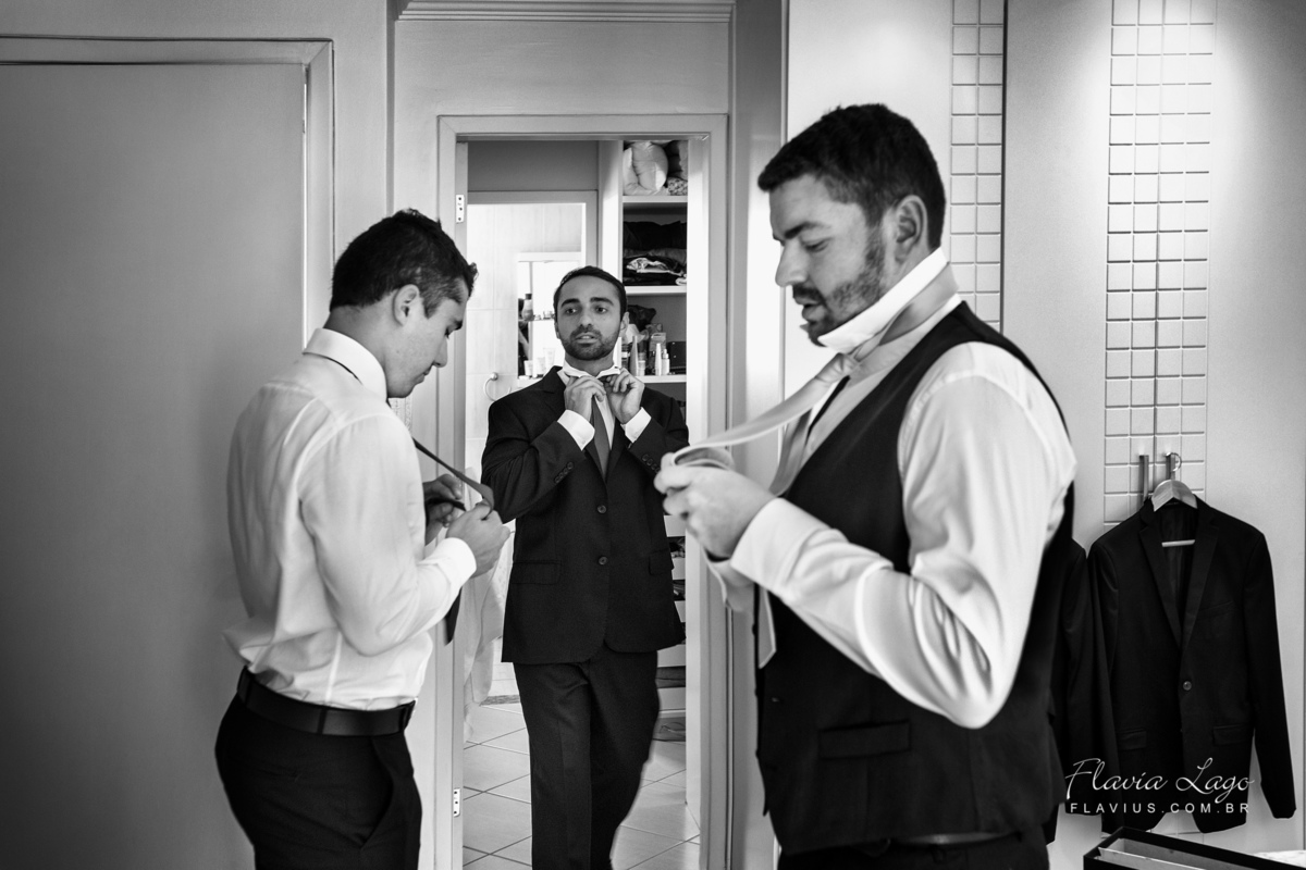Fotografia de Casamento no Rio de Janeiro RJ Flavia Lago Flavius posado noivo making of hotel