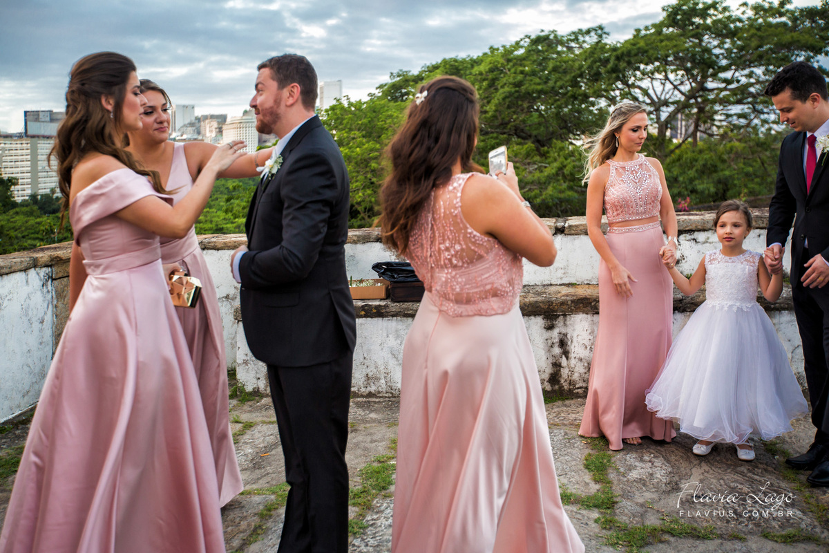 Fotografia de Casamento no Rio de Janeiro RJ Flavia Lago Flavius cerimonia igreja outeiro da gloria