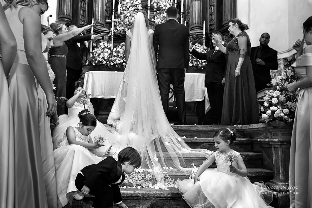 Fotografia de Casamento no Rio de Janeiro RJ Flavia Lago Flavius cerimonia igreja outeiro da gloria