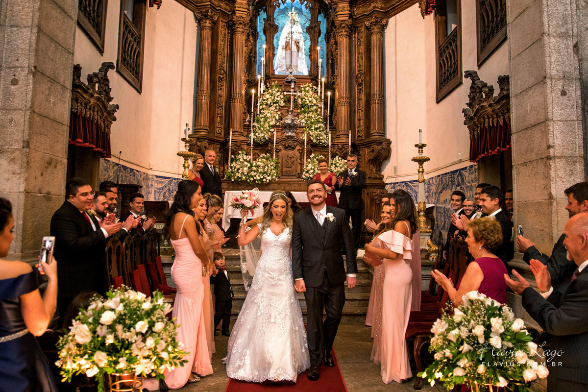 Fotografia de Casamento no Rio de Janeiro RJ Flavia Lago Flavius cerimonia igreja outeiro da gloria