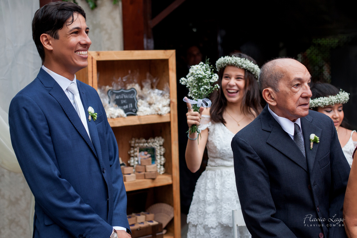 Fotografia de Casamento no Rio de Janeiro RJ Flavia Lago Flavius Cerimonia Ar livre Noivos