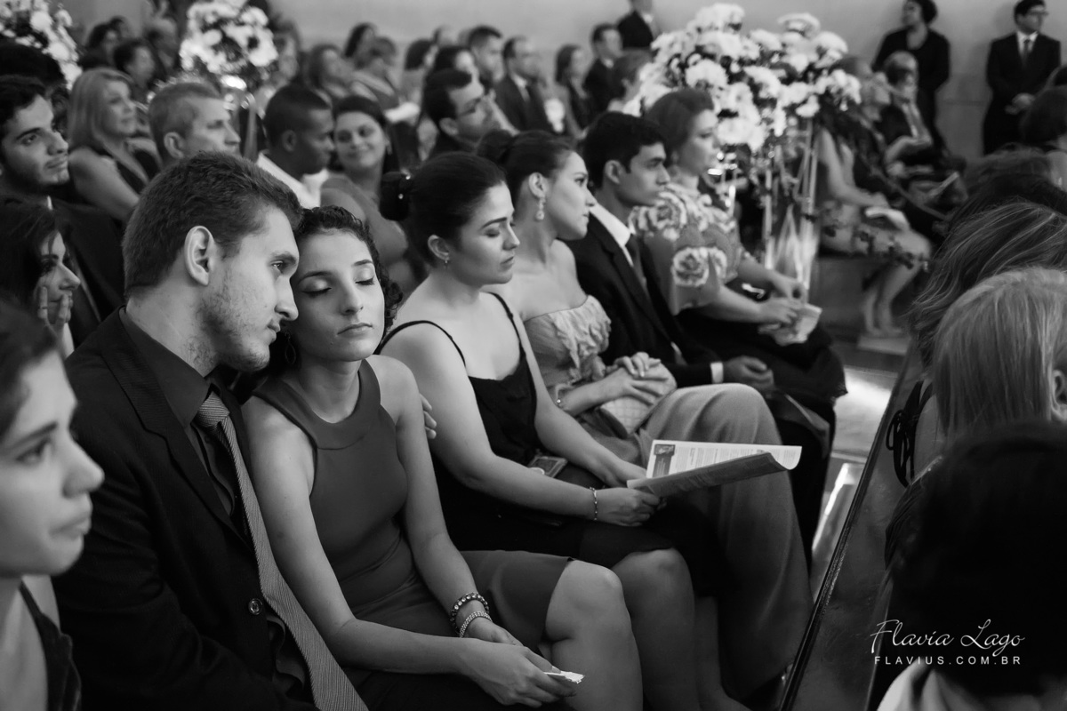 Fotografia de Casamento no Rio de Janeiro RJ Flavia Lago Flavius igreja noivos cerimonia