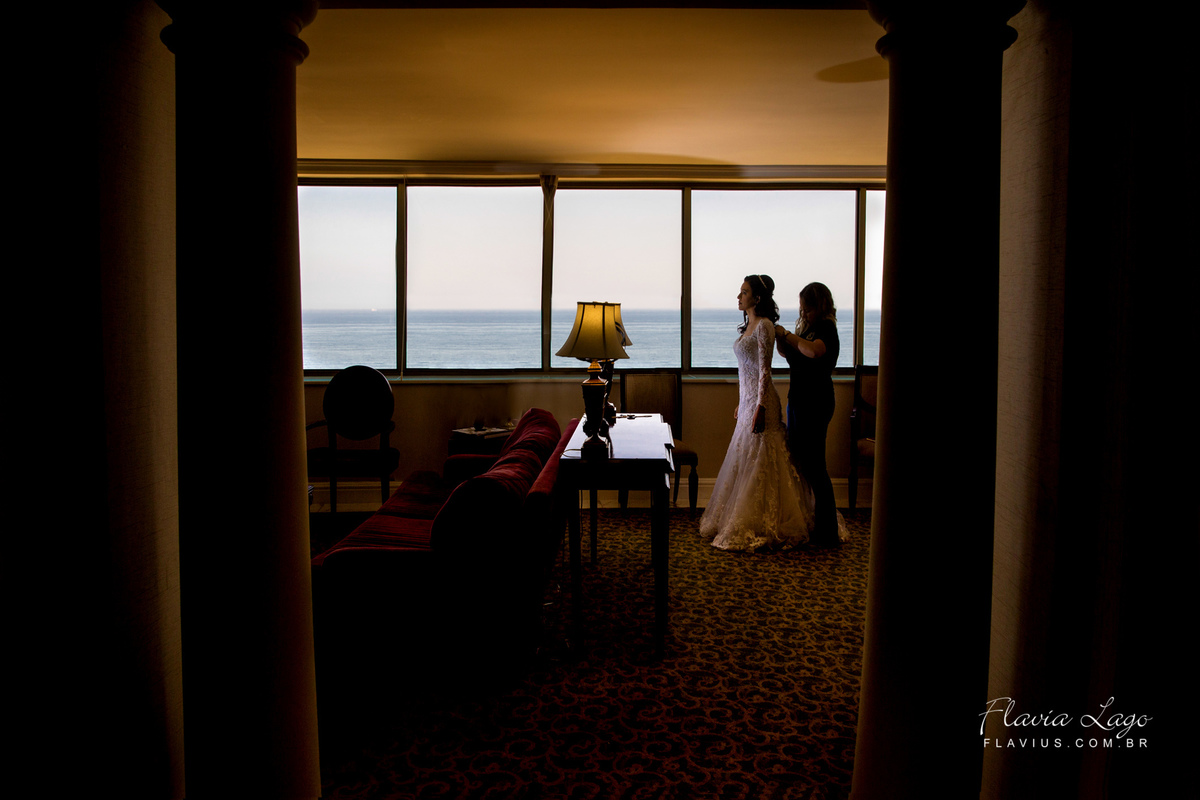Fotografia de Casamento no Rio de Janeiro RJ Flavia Lago Flavius JW Marriott Making Of Noiva Copacabana Praia