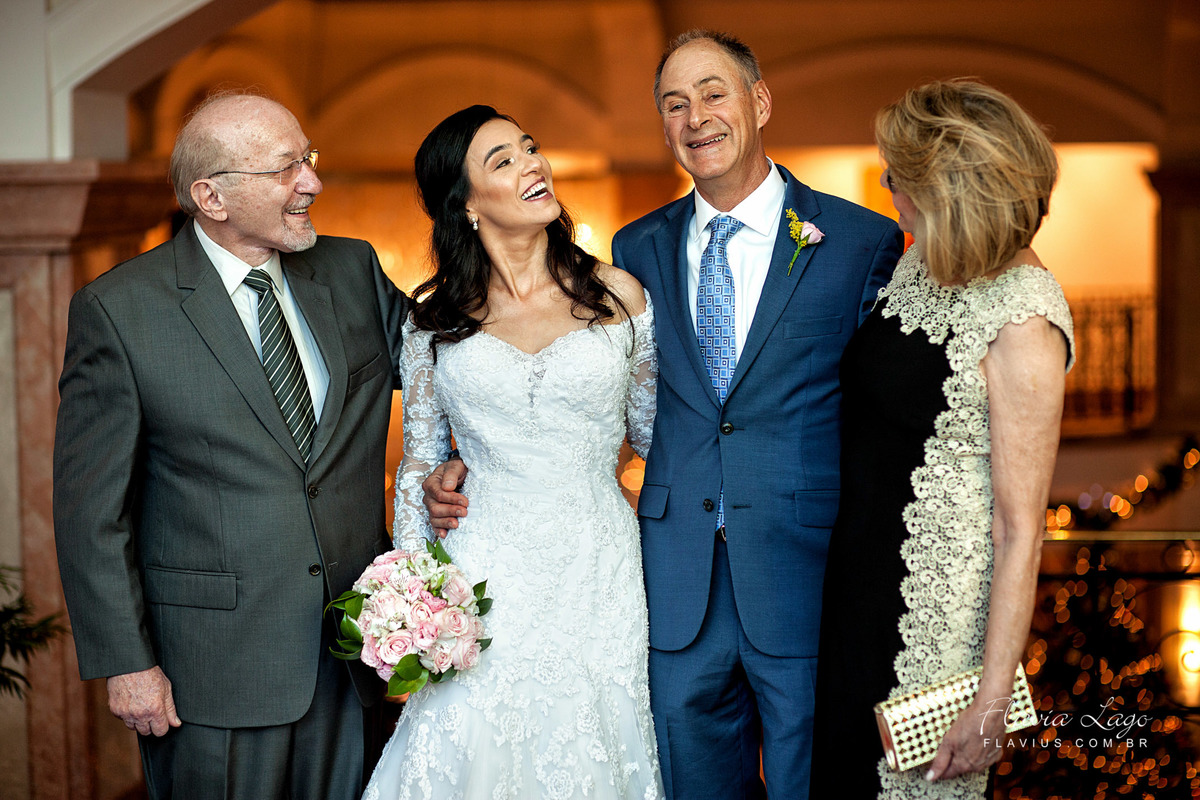 Fotografia de Casamento no Rio de Janeiro RJ Flavia Lago Flavius JW Marriott cerimonia paz juiz juiza Noivos Amigos Familia