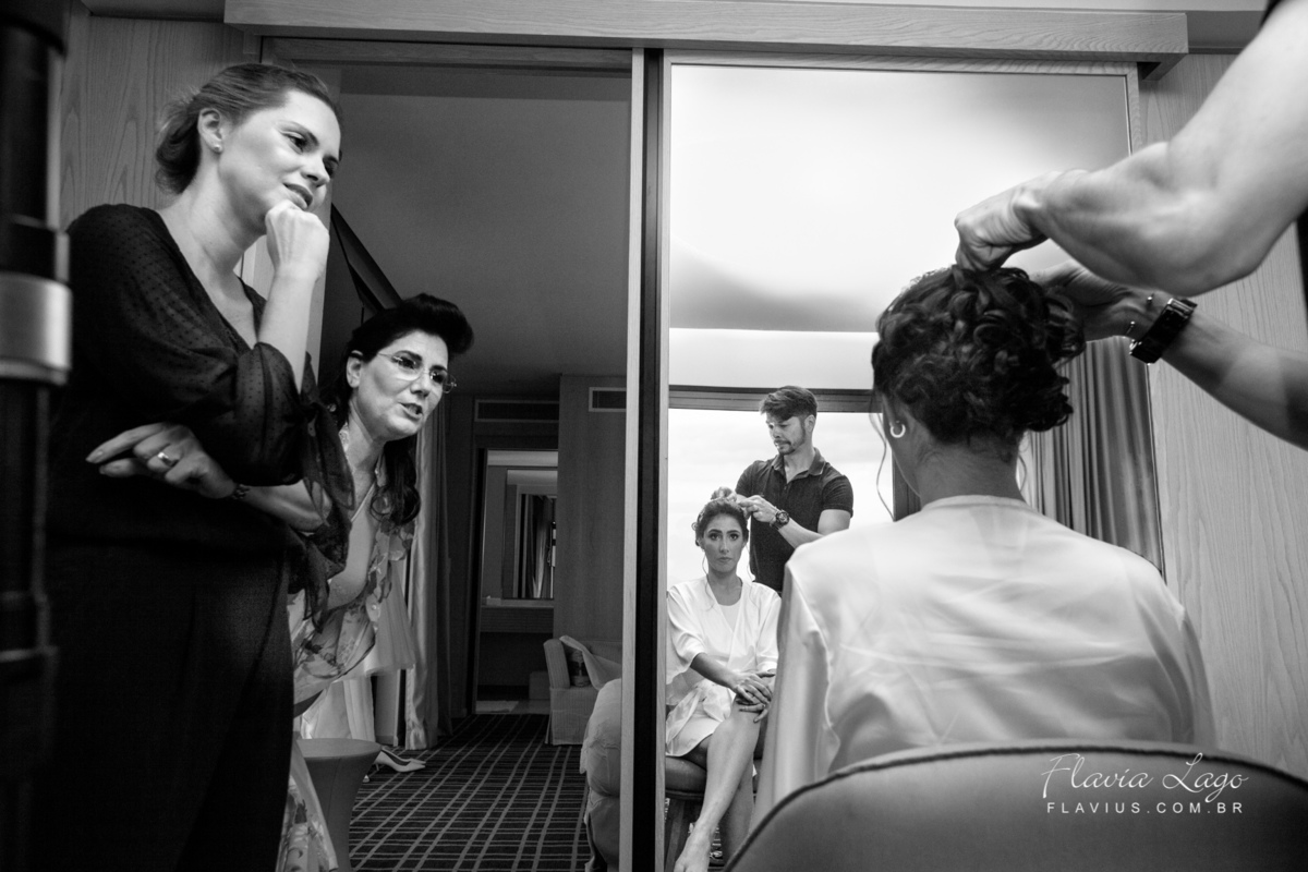 Fotografia de Casamento no Rio de Janeiro RJ Flavia Lago Flavius posado noiva making of hotel grand hyatt