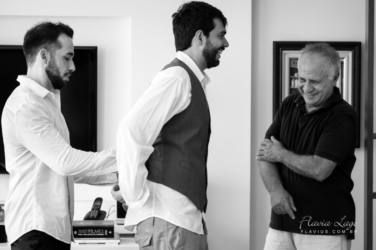 Fotografia de Casamento no Rio de Janeiro RJ Flavia Lago Flavius posado noivo making of hotel grand hyatt