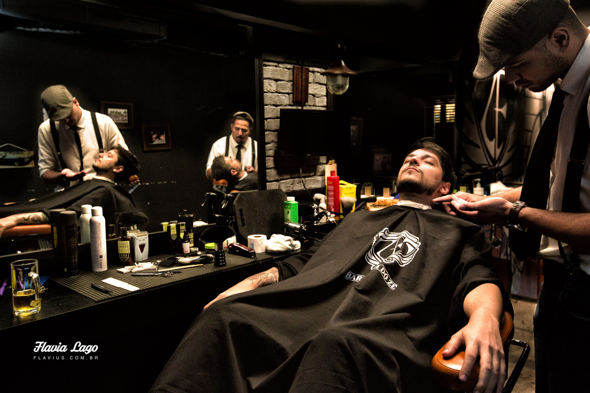 Fotografia de Casamento no Rio de Janeiro RJ Flavia Lago Flavius Making of noivo Barbearia