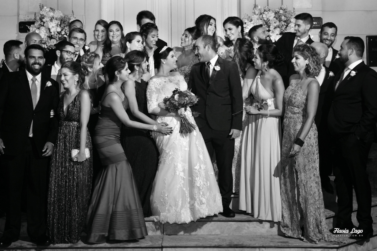 Fotografia de Casamento no Rio de Janeiro RJ Flavia Lago Flavius cerimonia familia noivos
