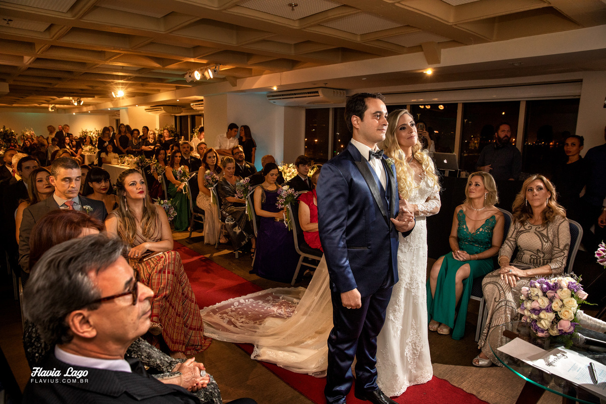 Fotografia de Casamento no Rio de Janeiro RJ Flavia Lago Flavius cerimonia casal noivos