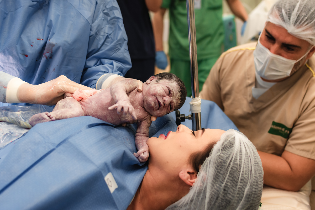 foto de parto em natal rn - o primeiro encontro