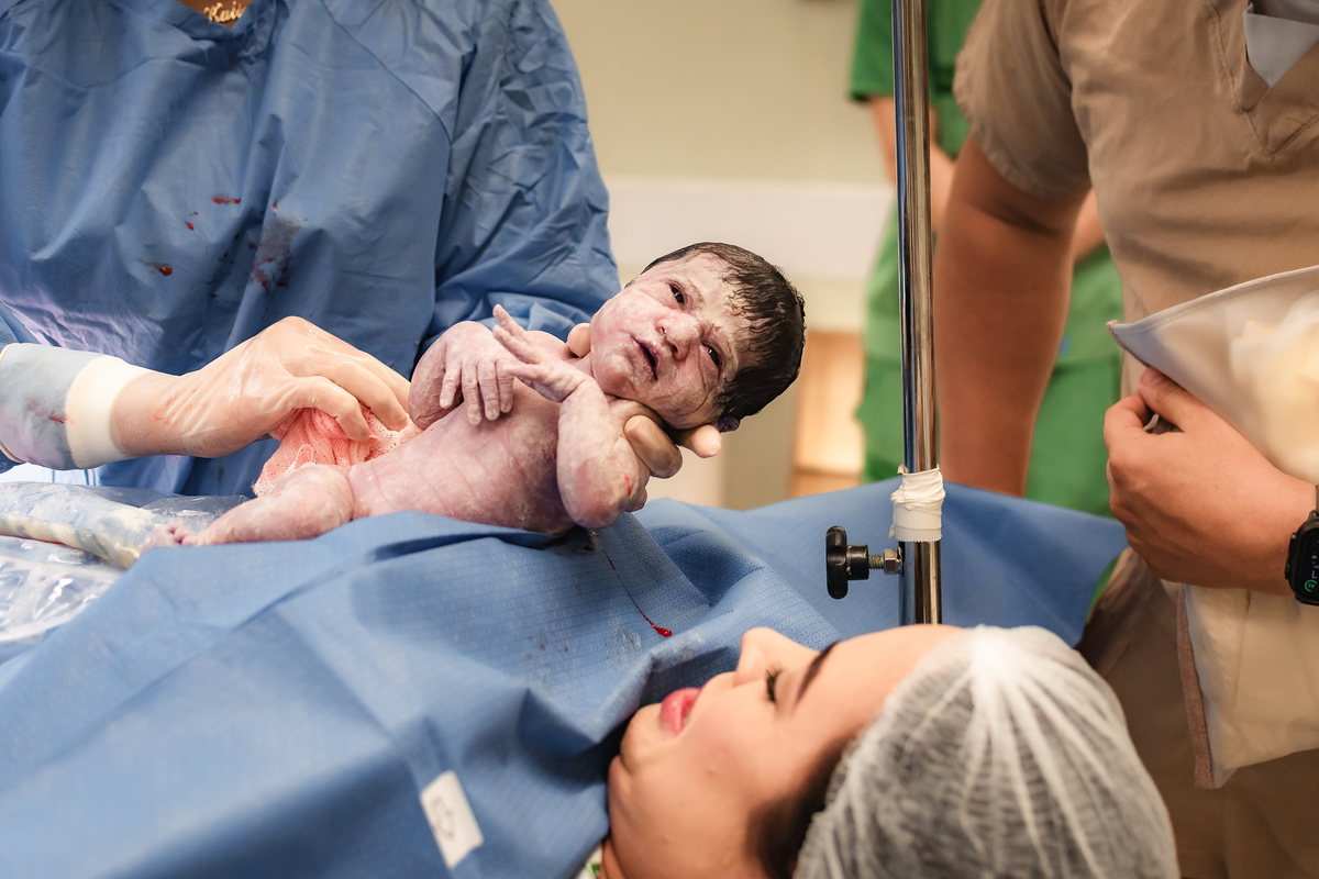 foto de aprto em natal rn - bebê nasceu