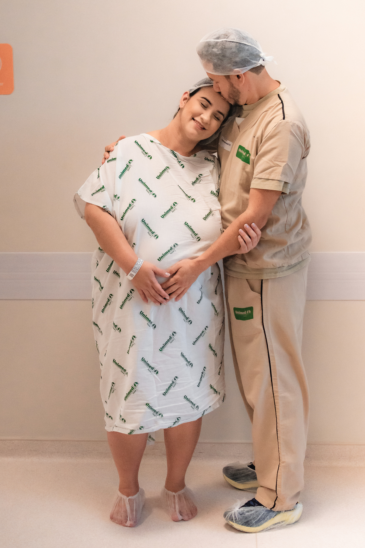 foto de parto em natal rn - a despedida da barriga no centro cirúrgico